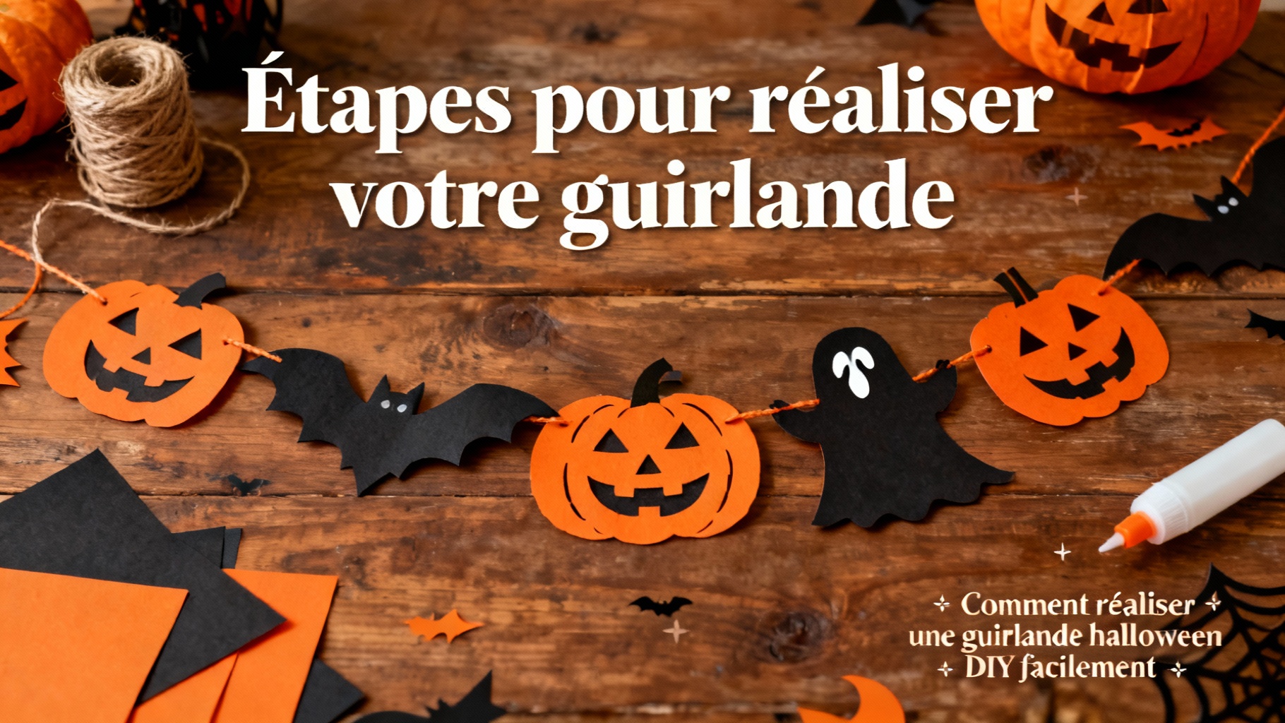 Étapes pour réaliser votre guirlande
