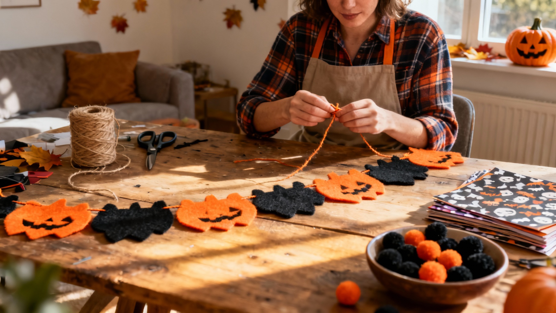 Comment réaliser une guirlande halloween DIY facilement