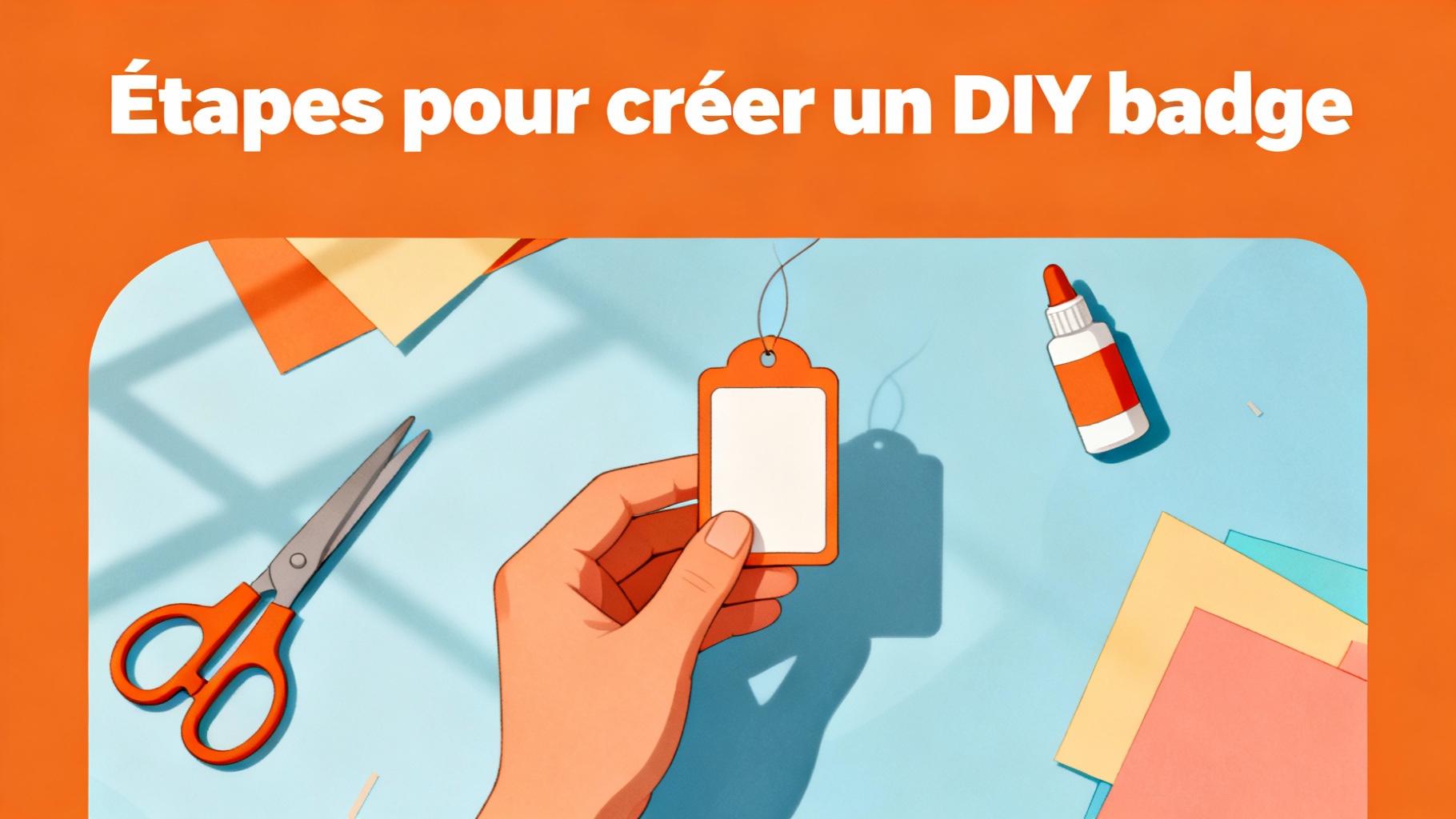 Étapes pour créer un DIY badge
