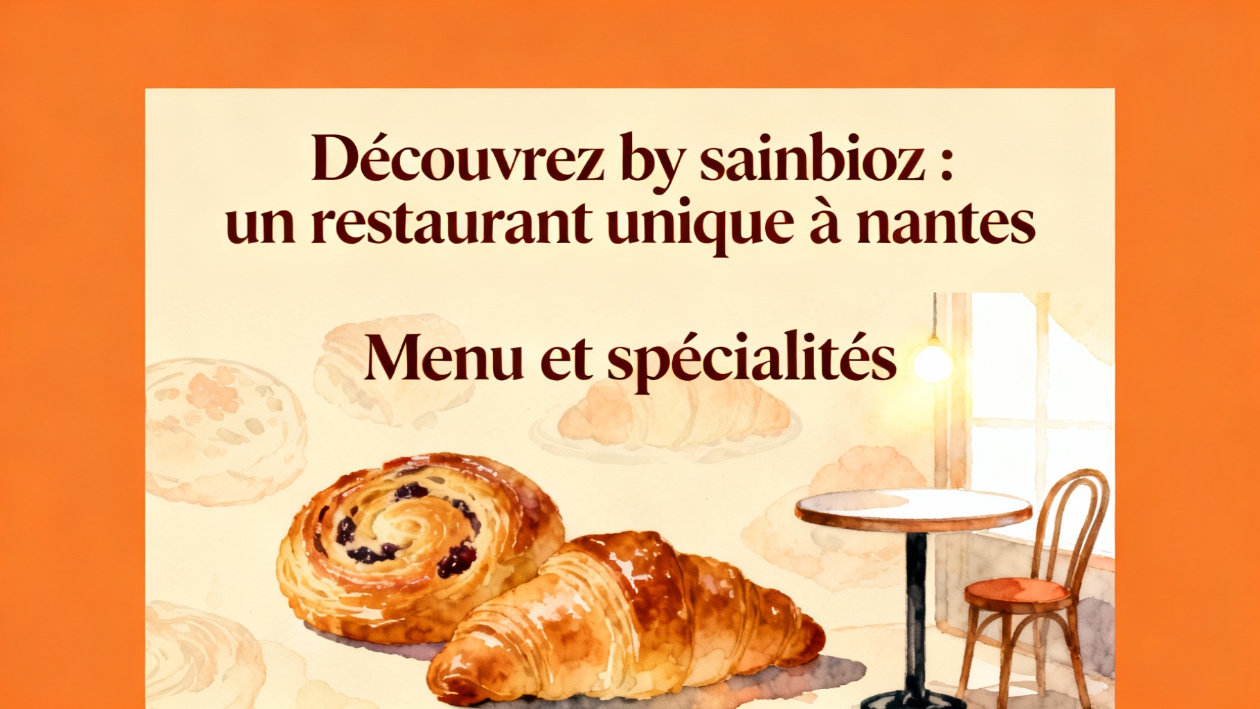 Menu et spécialités