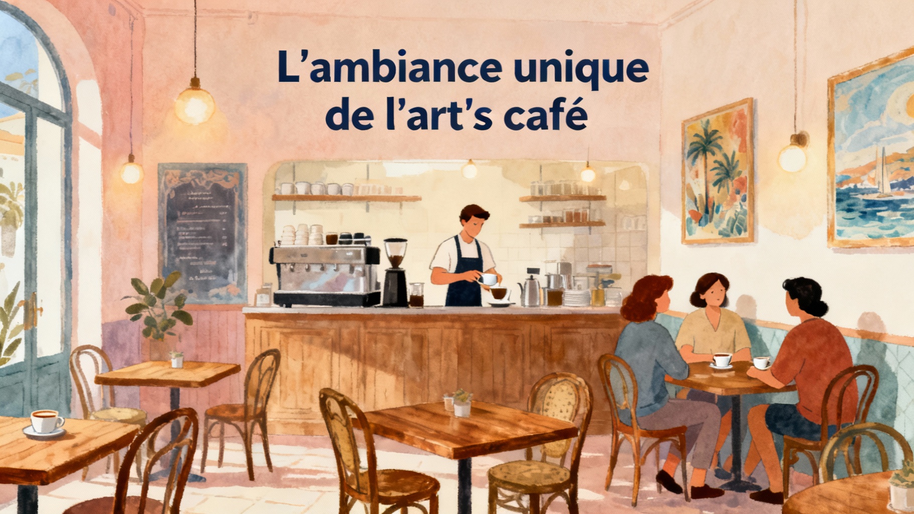 L'ambiance unique de l'art's café