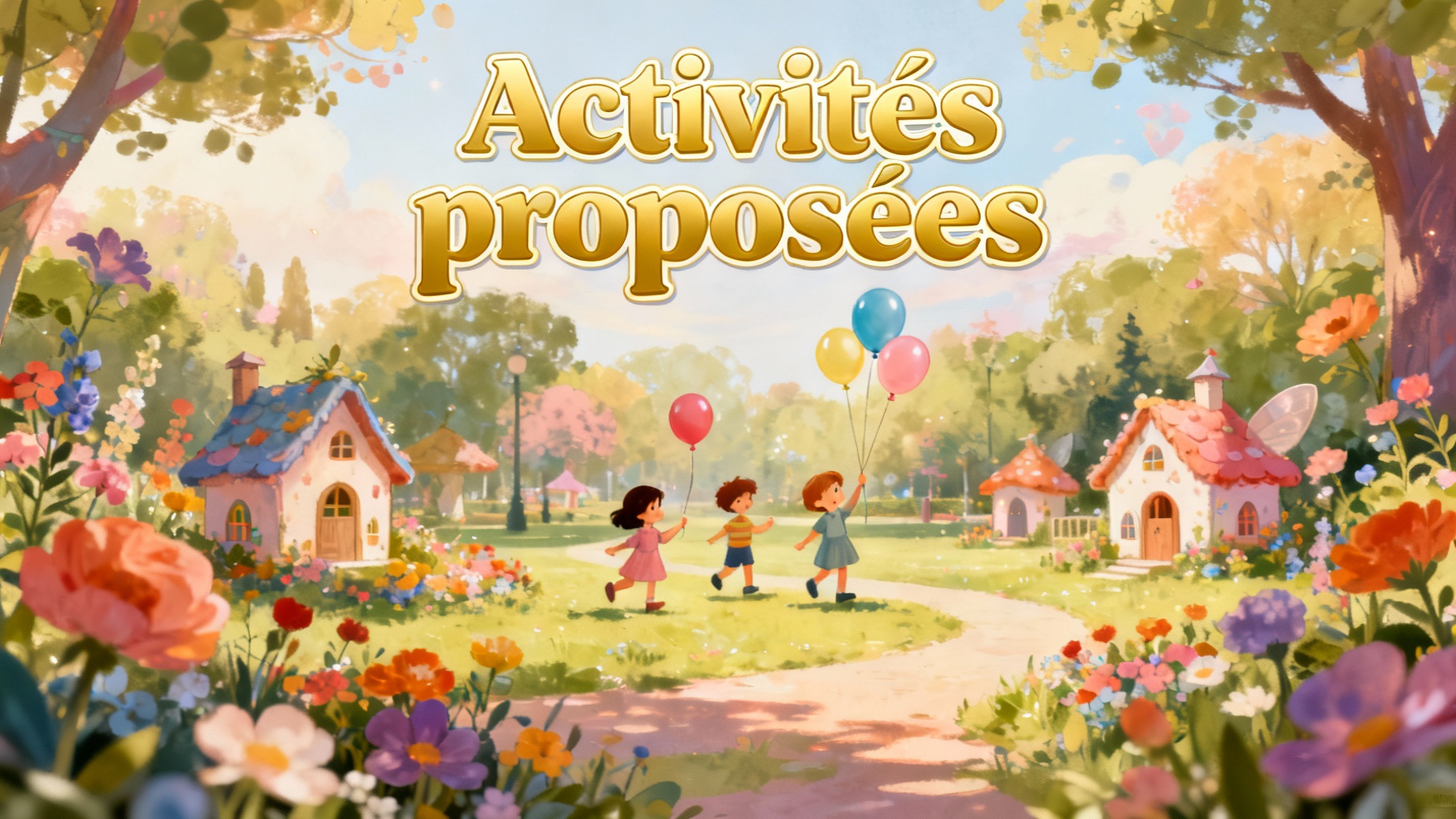 Activités proposées