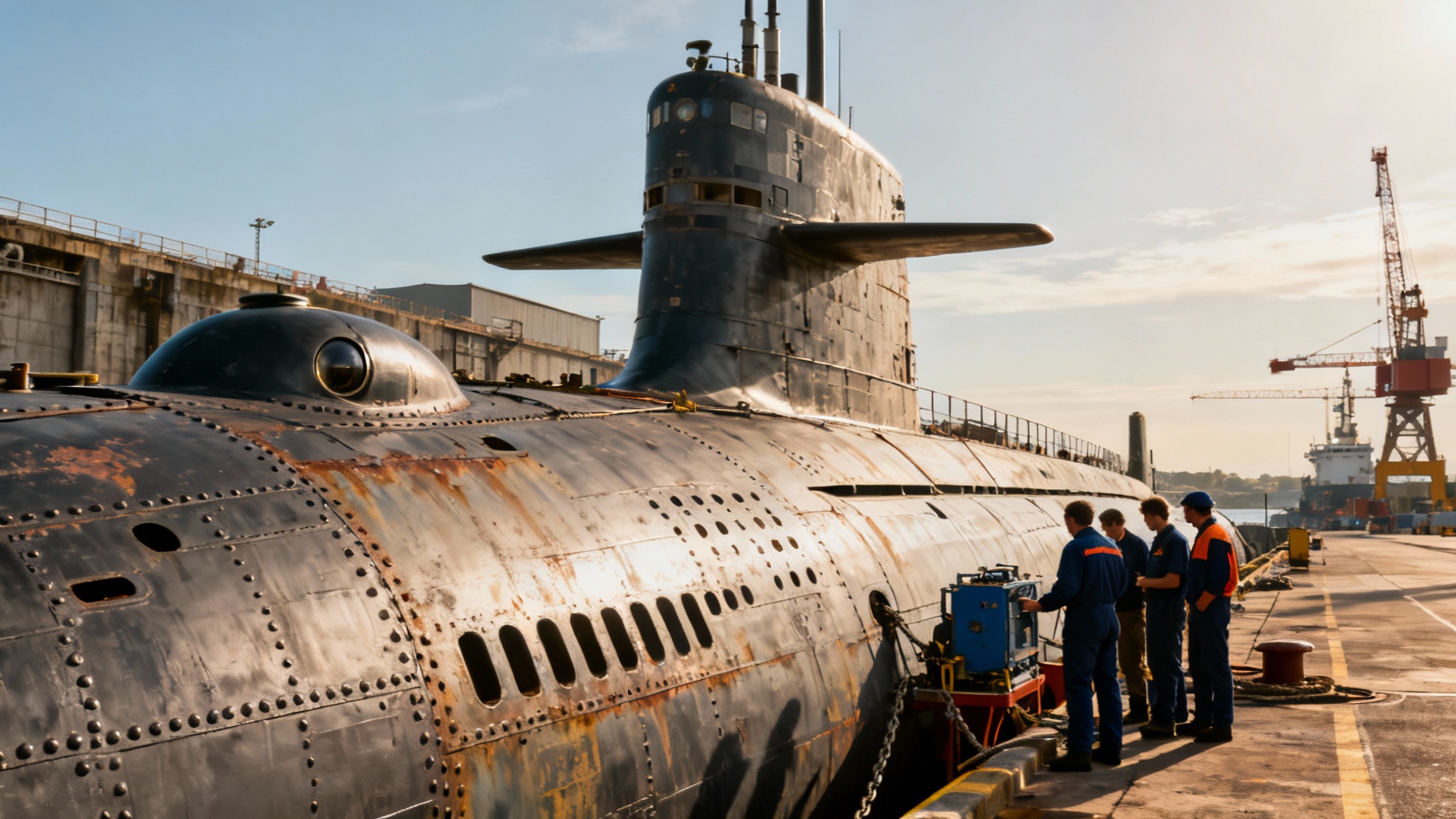 Découvrez le sous-marin espadon à saint-nazaire