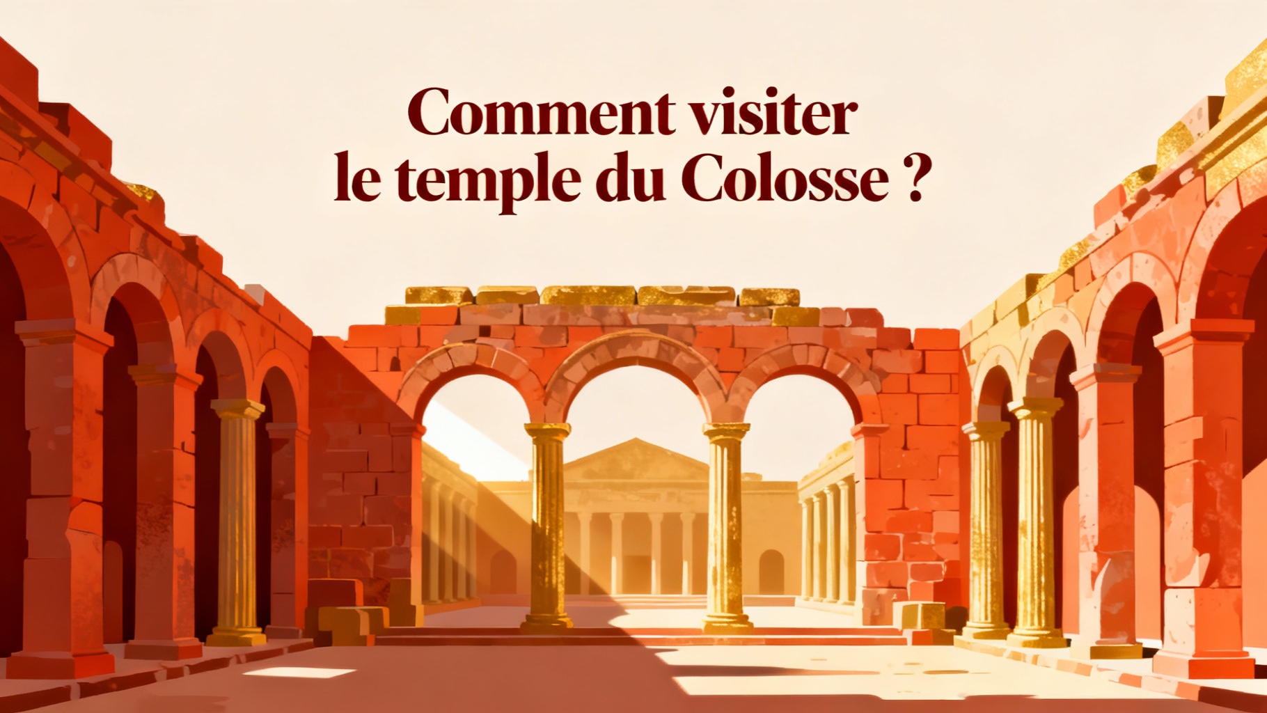 Comment visiter le temple du Colosse ?