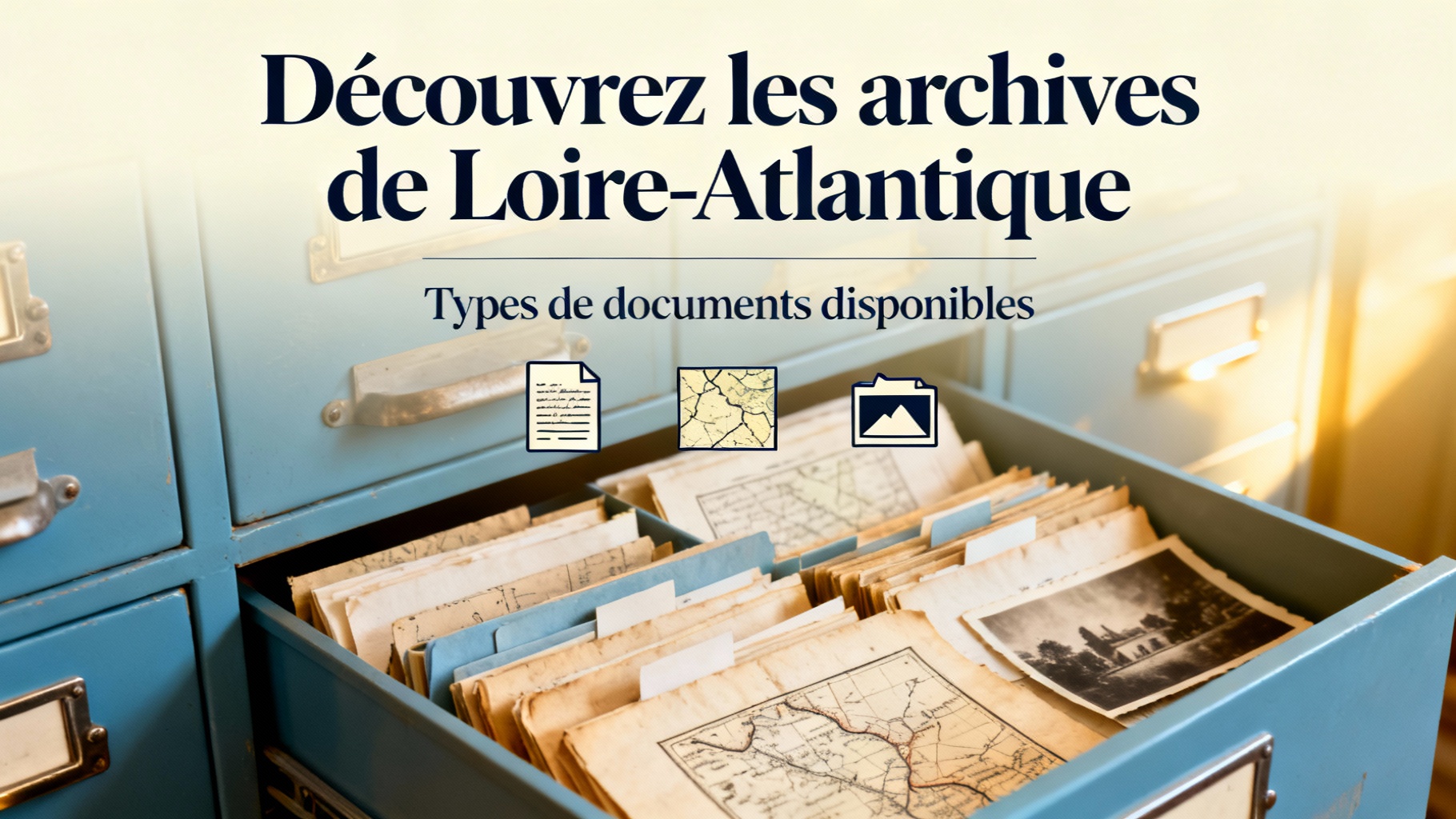 Types de documents disponibles