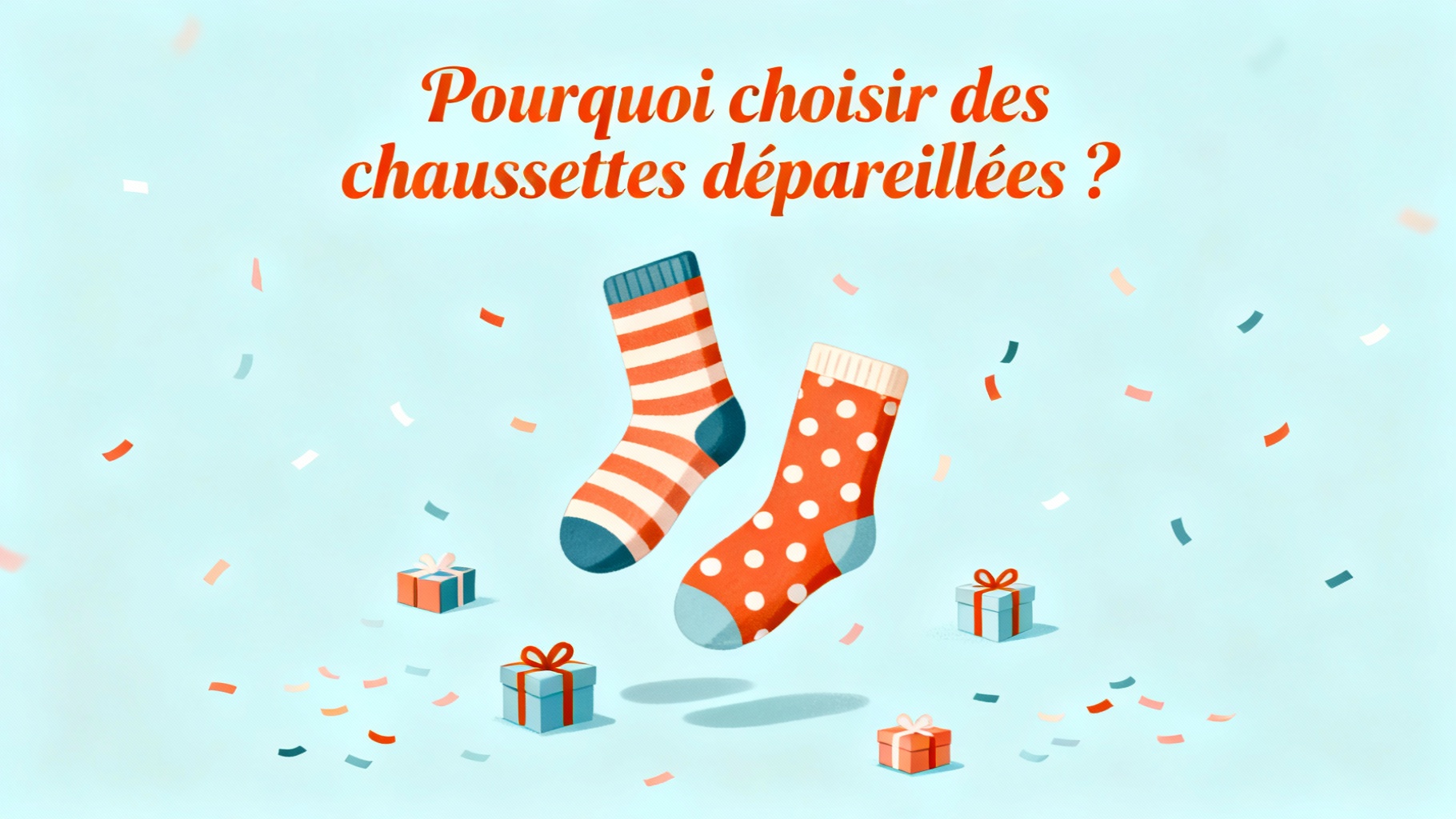 Pourquoi choisir des chaussettes dépareillées ?