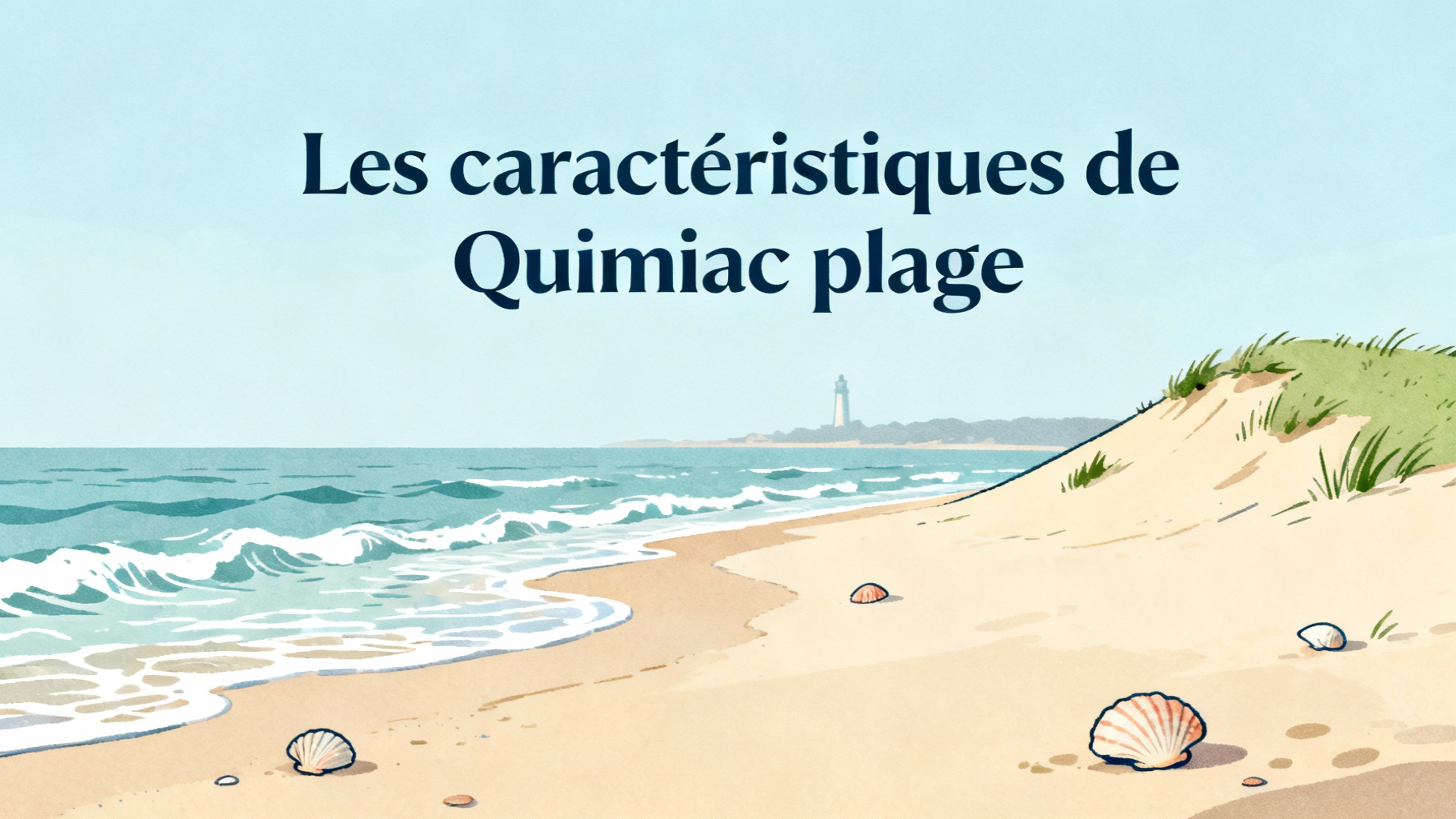 Les caractéristiques de Quimiac plage
