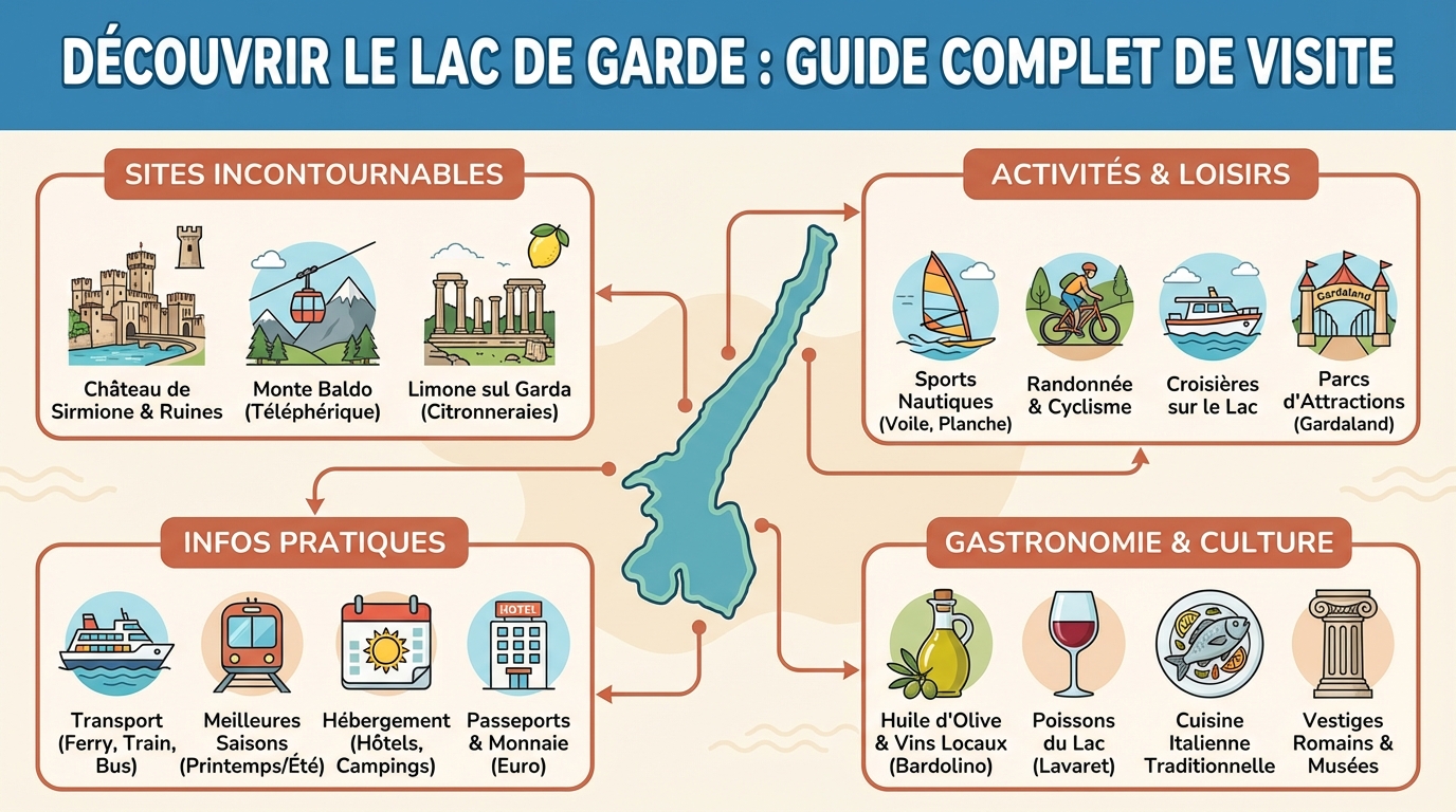 Découvrir le lac de garde : guide complet de visite 3 Les meilleures activités à faire