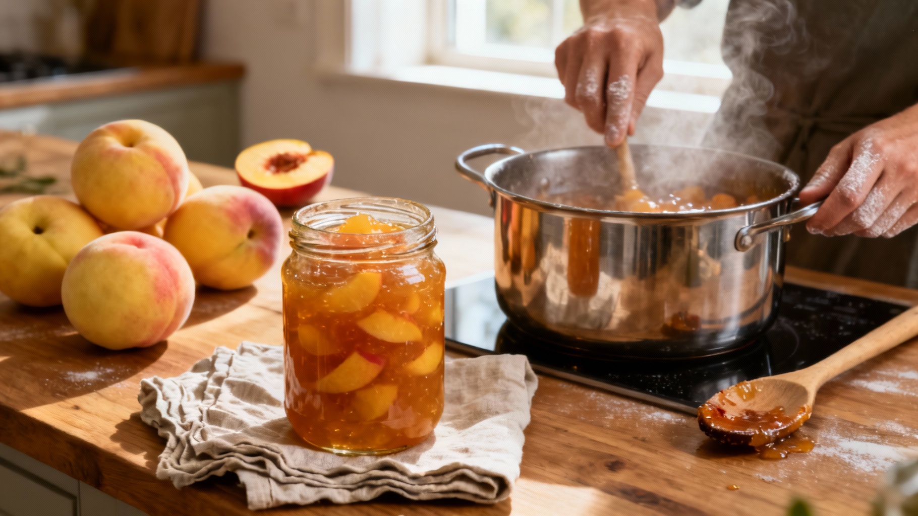La meilleure recette de confiture de pêches maison