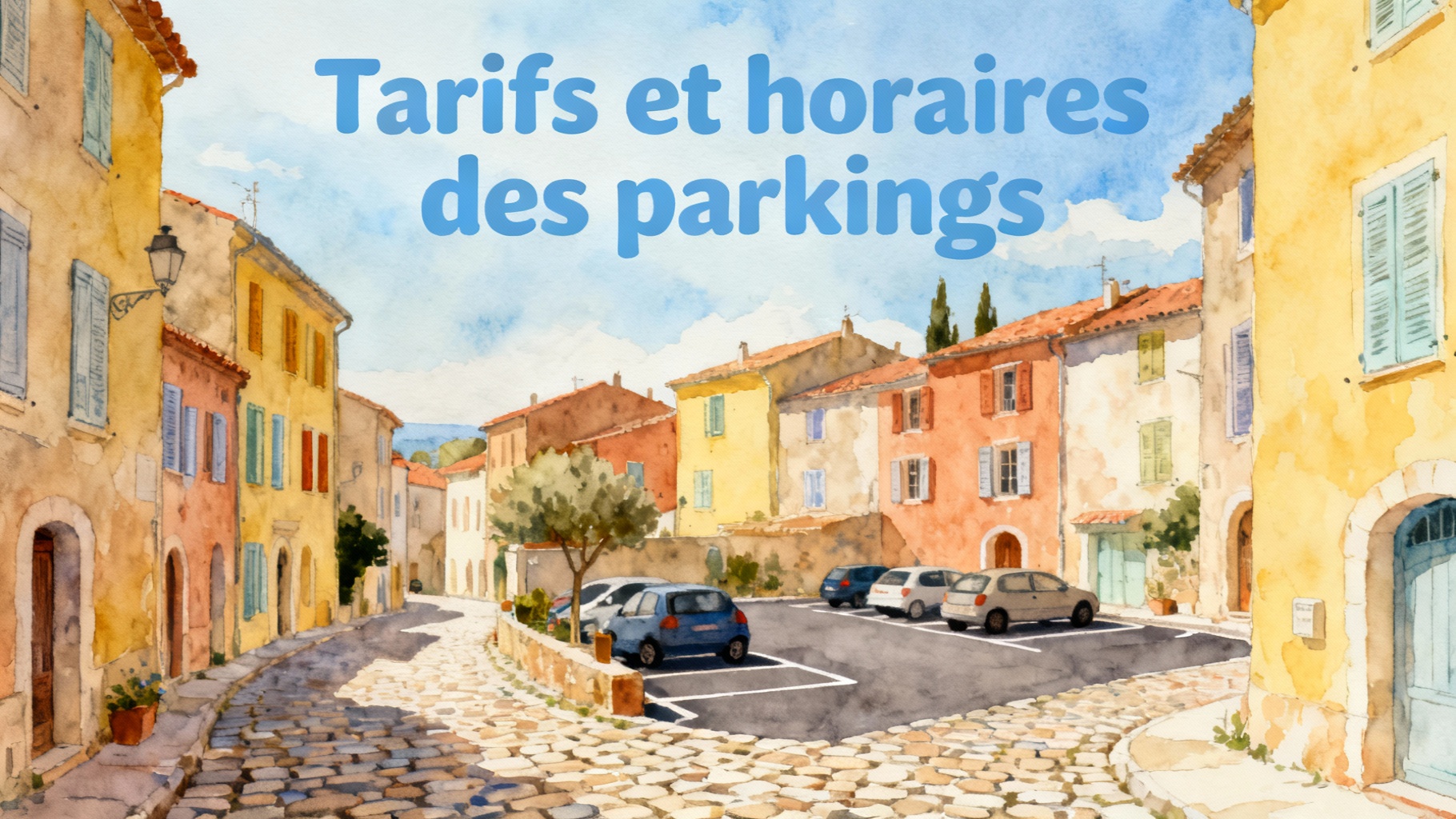 Tarifs et horaires des parkings