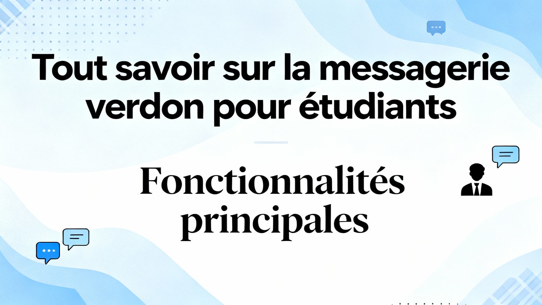 Fonctionnalités principales