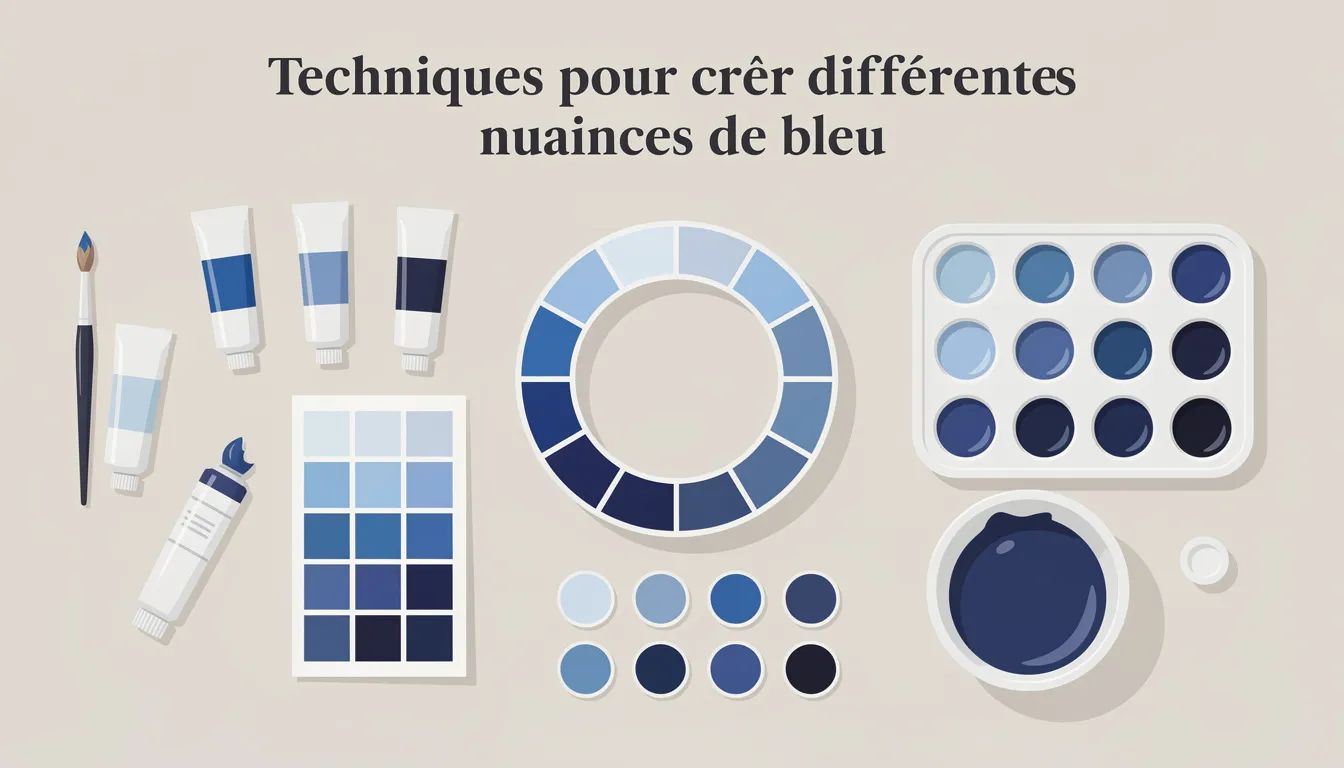 Comment faire du bleu : guide pratique et conseils utiles 3 Techniques pour créer différentes nuances de bleu