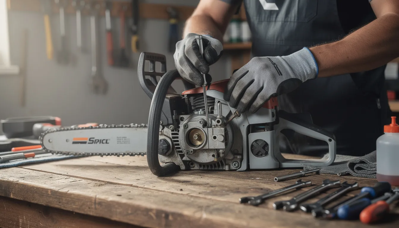 Comment régler le carburateur de votre tronçonneuse efficacement