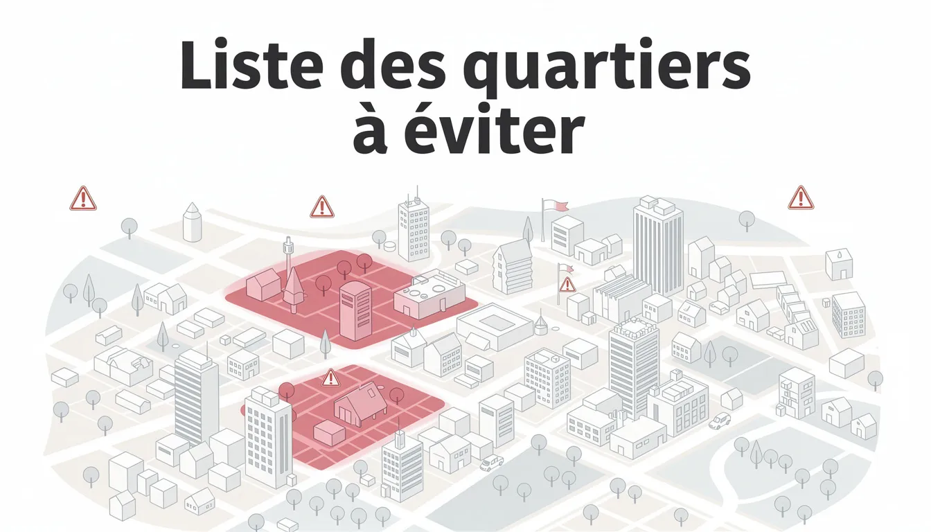 Liste des quartiers à éviter