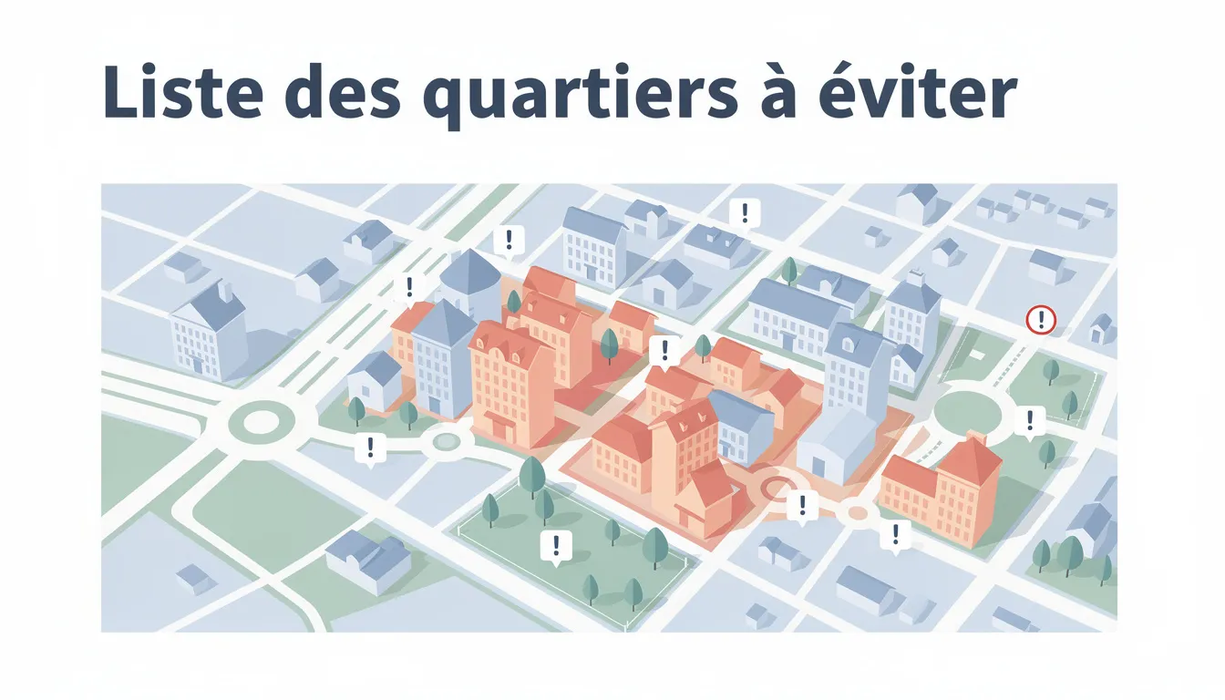 Liste des quartiers à éviter