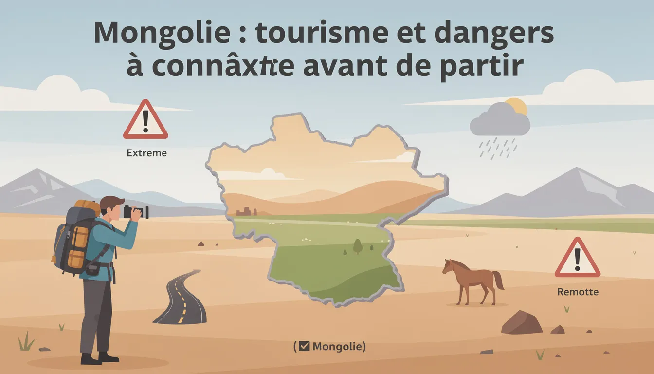 Mongolie : tourisme et dangers à connaître avant de partir 3 Les principaux dangers en Mongolie