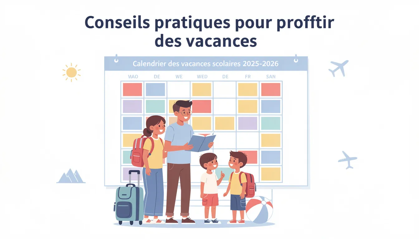 Conseils pratiques pour profiter des vacances