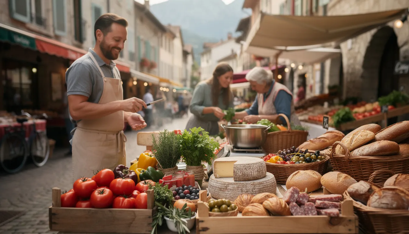 Découvrez le marché d'annecy : un voyage au coeur des saveurs
