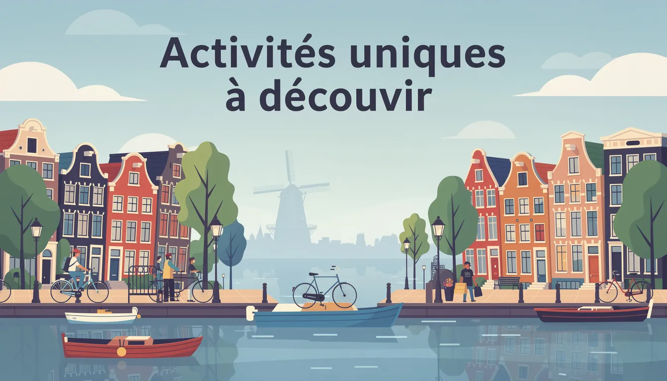 Que faire à amsterdam : guide complet des incontournables 3 Activités uniques à découvrir