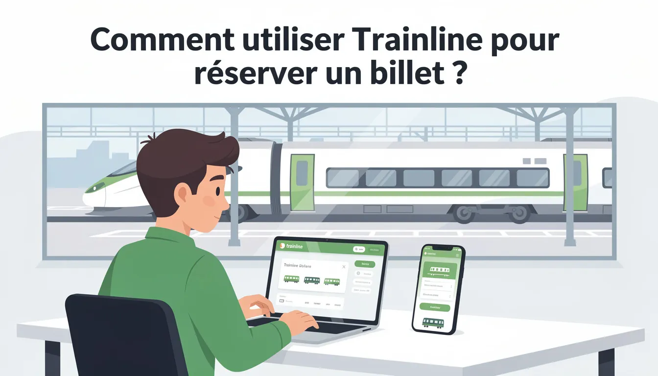 Comment utiliser Trainline pour réserver un billet ?