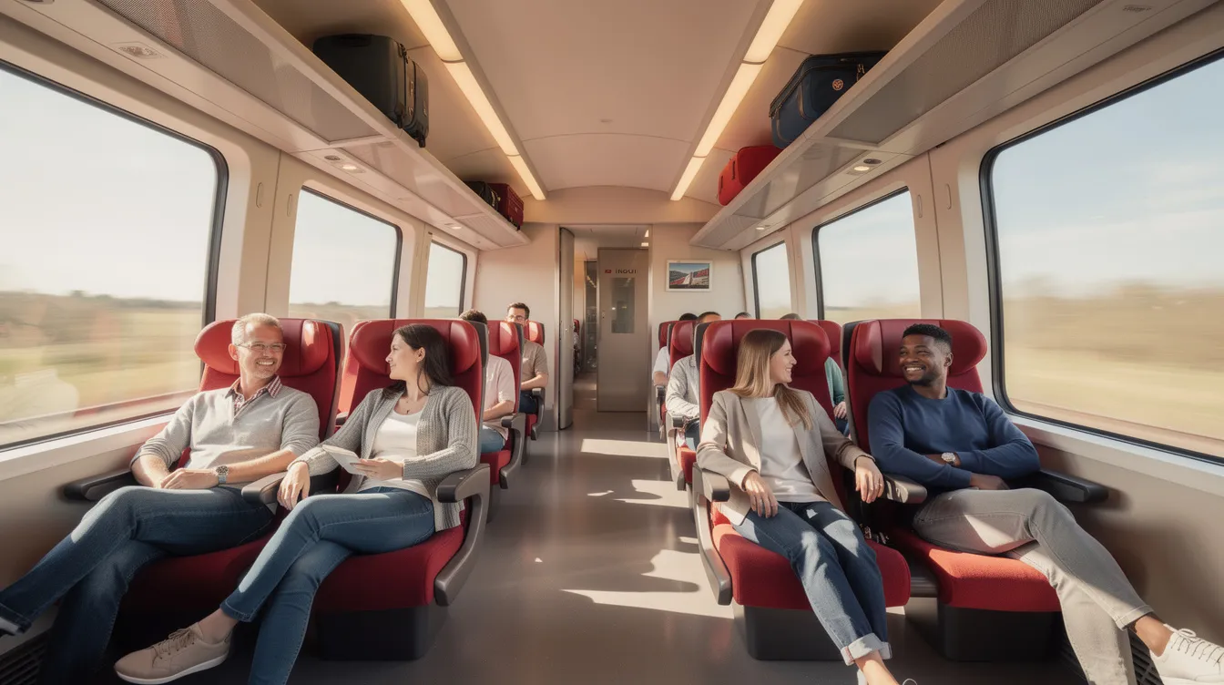 Schéma du plan des places dans le TGV INOUI : ce qui change en 2026