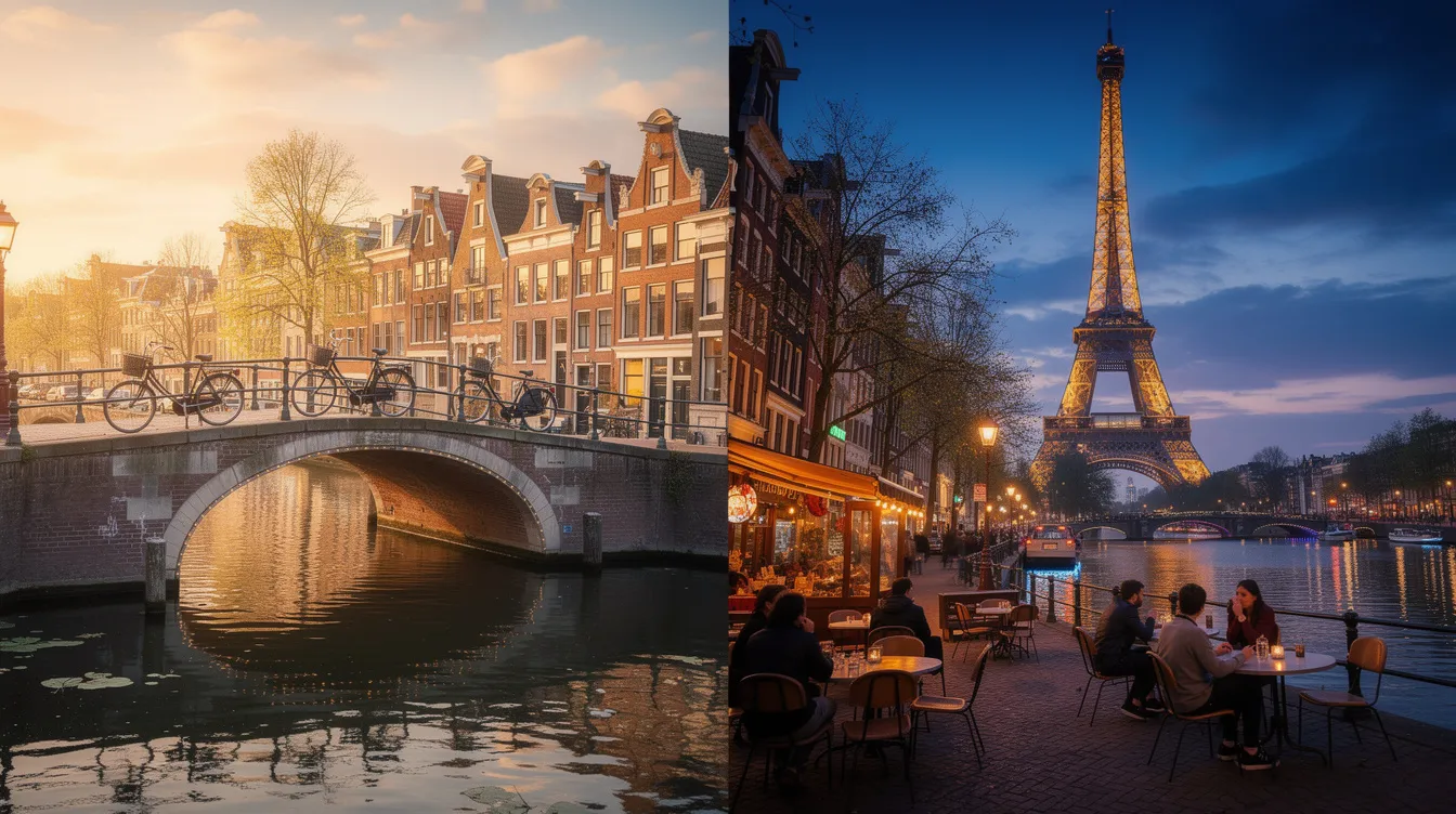 Superficie : amsterdam vs paris, quelle ville est plus grande ?