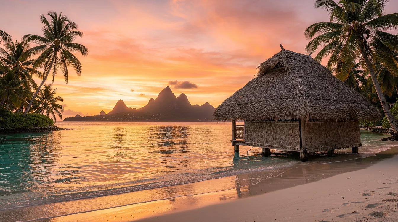 Heure à bora-bora : découvrez le décalage horaire et plus
